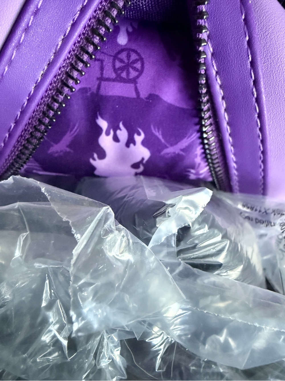 Loungefly Disney Maleficent Mini Backpack NWT - Picture 5 of 5